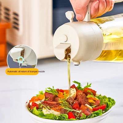 470ML Olive Oil & Vinegar Sprayer – 2-in-1 Glass Dispenser for Cooking & BBQ | Kitchen Gadget