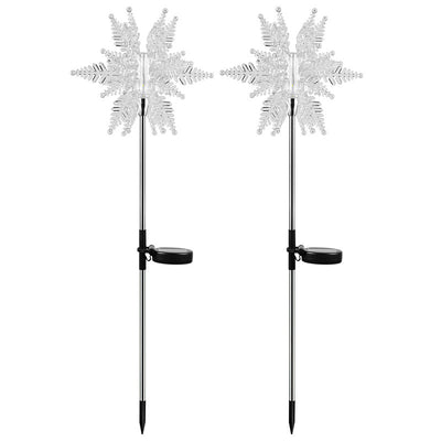 LED Solar Snowflake Light Outdoor Waterproof
