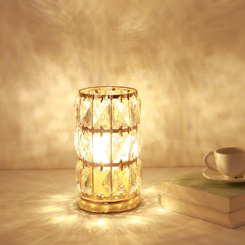 Wedding Table Lamp – Gold Bedside & Bedroom Lamp | Crystal Decor