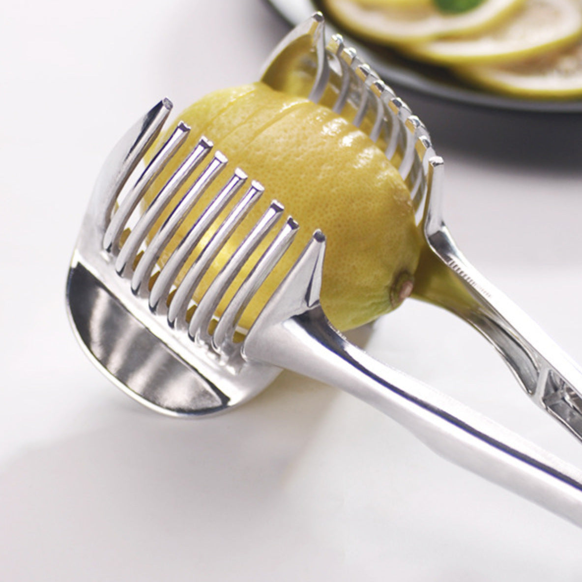 Lemon Slicer Tool – Quick Lemon Cutter & Seed Separator | Kitchen Gadget for Citrus Fruits
