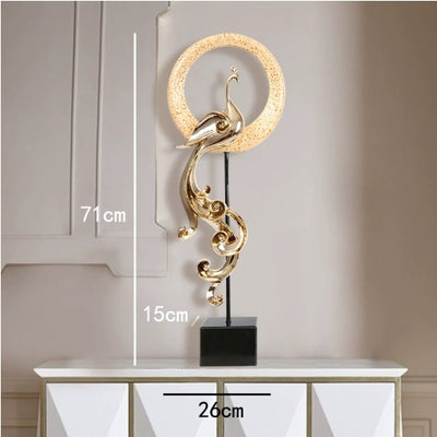 Creative Light Luxury Phoenix Ornament Crafts