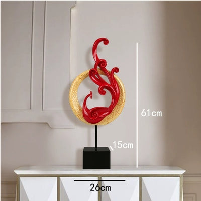 Creative Light Luxury Phoenix Ornament Crafts